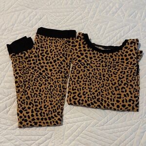 Little Sleepies Leopard Print 4T Pajama Set